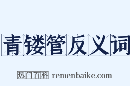 青镂管反义词是什么意思的图片